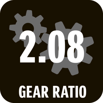 Gear Ratio 2.08